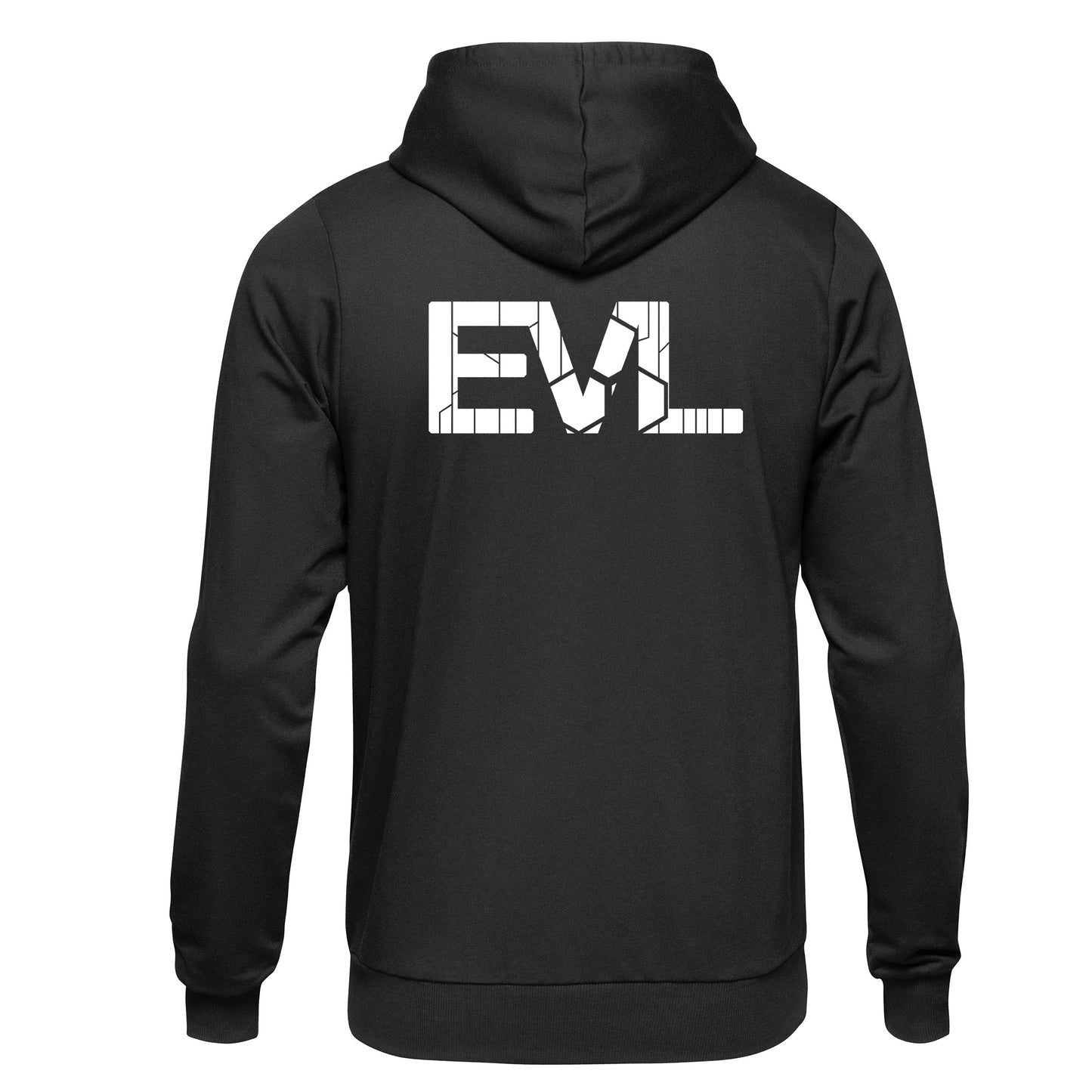 Black EVL Zip Hoodie